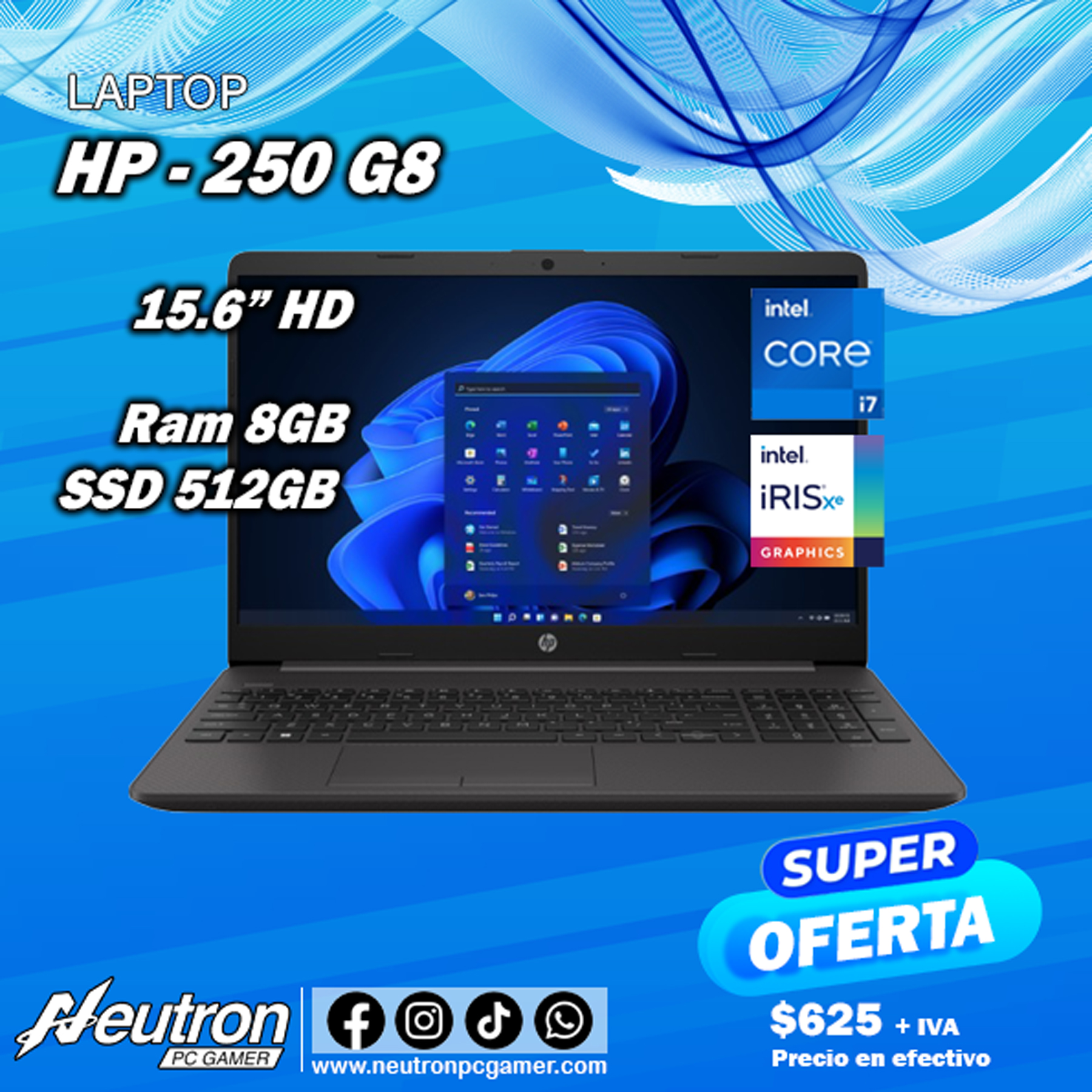 Laptop HP Intel core i7